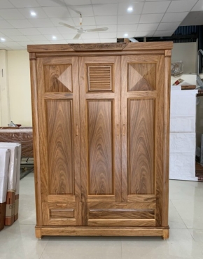 TỦ ÁO GỖ HƯƠNG XÁM 