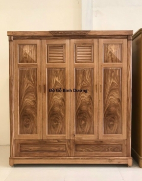 TỦ ÁO GỖ HƯƠNG XÁM 