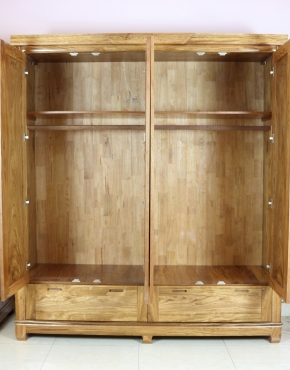 TỦ ÁO GỖ HƯƠNG XÁM 