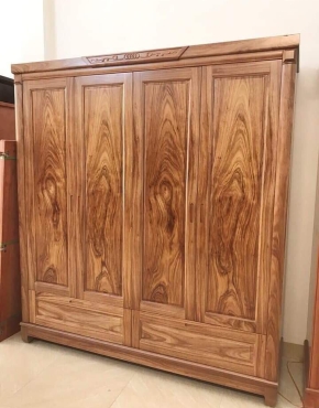 TỦ ÁO GỖ HƯƠNG XÁM 
