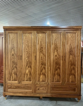TỦ ÁO GỖ HƯƠNG XÁM 
