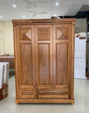 TỦ ÁO GỖ HƯƠNG XÁM 