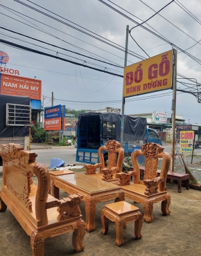 sALON GÕ ĐỎ GIAO KHÁCH 