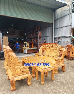 sALON GÕ ĐỎ GIAO KHÁCH 