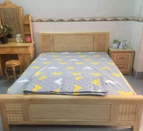 Giường ngủ gỗ 1M6