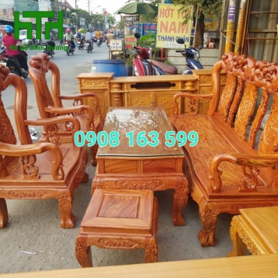 SALON GỖ HƯƠNG ĐÁ CỘT 10