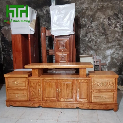 KỆ GỖ SỒI 2M MÀU ĐINH HƯƠNG 