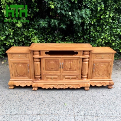KỆ TI VI GỖ GÕ ĐỎ 2M 