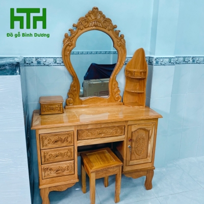 BÀN PHẤN GÕ ĐỎ 1M1