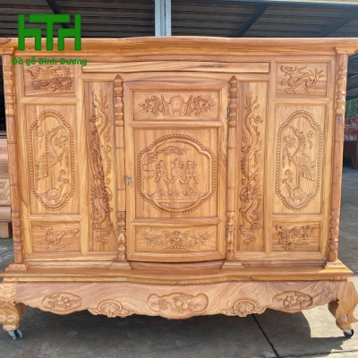 TỦ THỜ GÕ ĐỎ  1m54