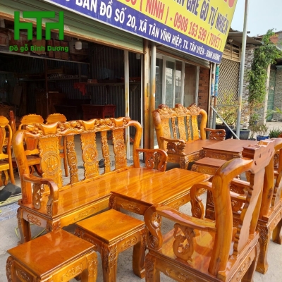 SALON TRÀM BÔNG VÀNG CỘT 8