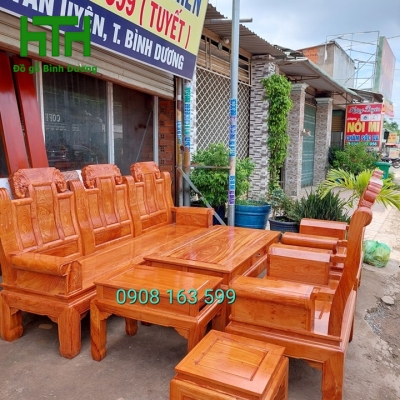 SALON ÂU Á GỖ HƯƠNG ĐÁ 