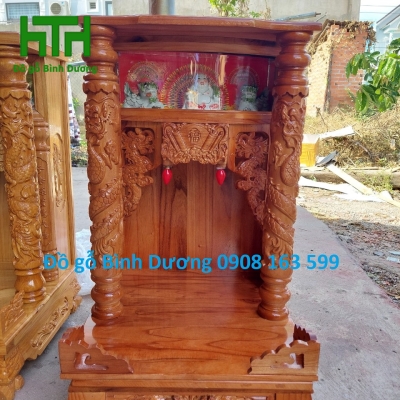 BÀN THỜ ÔNG ĐỊA GỖ XOAN  48