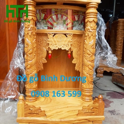 BÀN THỜ ÔNG ĐỊA - THẦN TÀI GÕ ĐỎ 50 