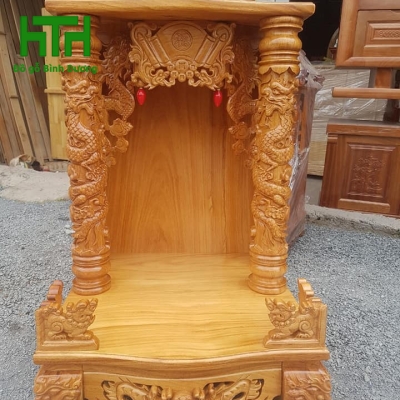 BÀN THỜ ÔNG ĐỊA GÕ ĐỎ 60X90