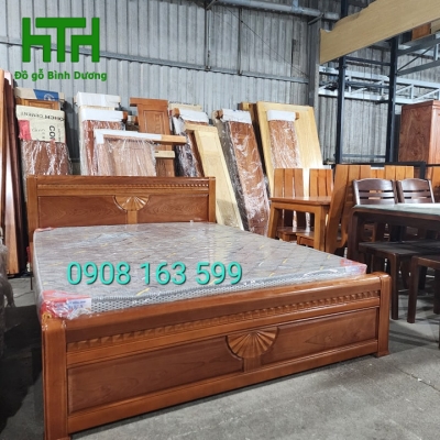 GIƯỜNG XOAN ĐÀO NHẬP 1M8 X 2M 