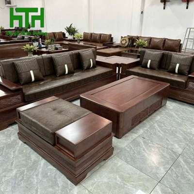 SOFA GÓC GỖ SỒI NGA 2 VĂNG CÁNH TIÊN VẾ TRÁI