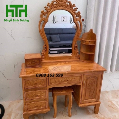 BÀN PHẤN GÕ ĐỎ 1M1