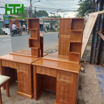 BÁN TRANG ĐIỂM GỖ SỒI TỰ NHIÊN  80 