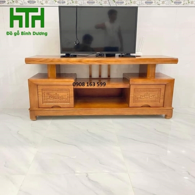 KỆ TI VI GỖ SỒI 1M4 MẪU NHẬT 