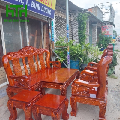 SALON TRÀM BÔNG VÀNG CỘT 12 ĐỈNH NGHÊ