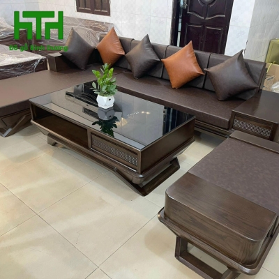 SOFA  GÓC MẪU THUYỀN LAU MÀU 