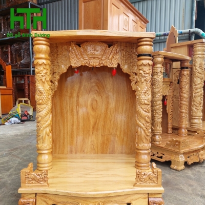 Bàn thờ ông địa gõ đỏ 60 