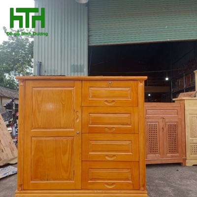 TỦ ÁO GỖ THÔNG CHO BÉ 