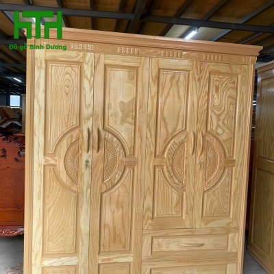 TỦ ÁO GỖ PHỦ VÂN SỒI 