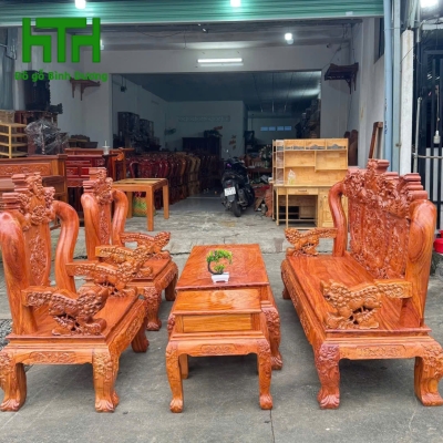 BỘ SALON HƯƠNG ĐÁ CHẠM NGHÊ CAO CẤP HÀNG DÀY 