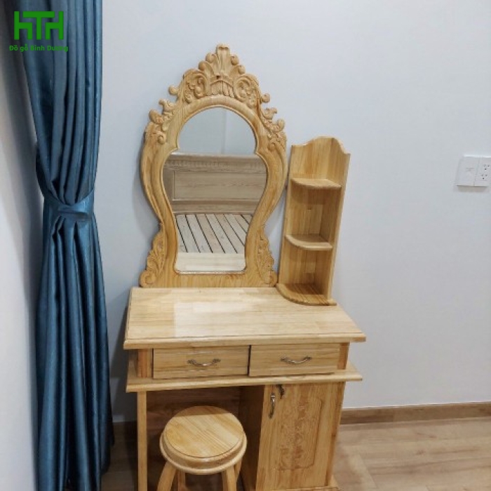 BÀN TRANG ĐIỂM GỖ THÔNG 