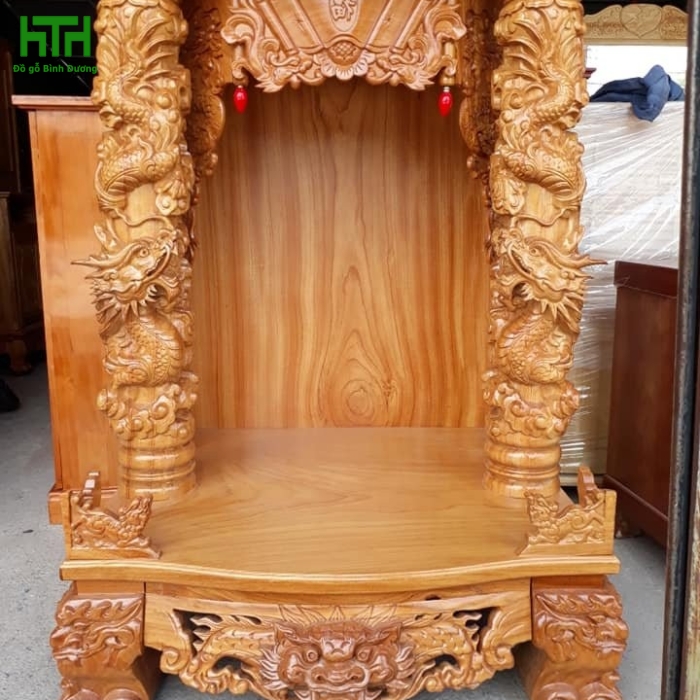 BÀN THỜ ÔNG ĐỊA THẦN TÀI GÕ ĐỎ 