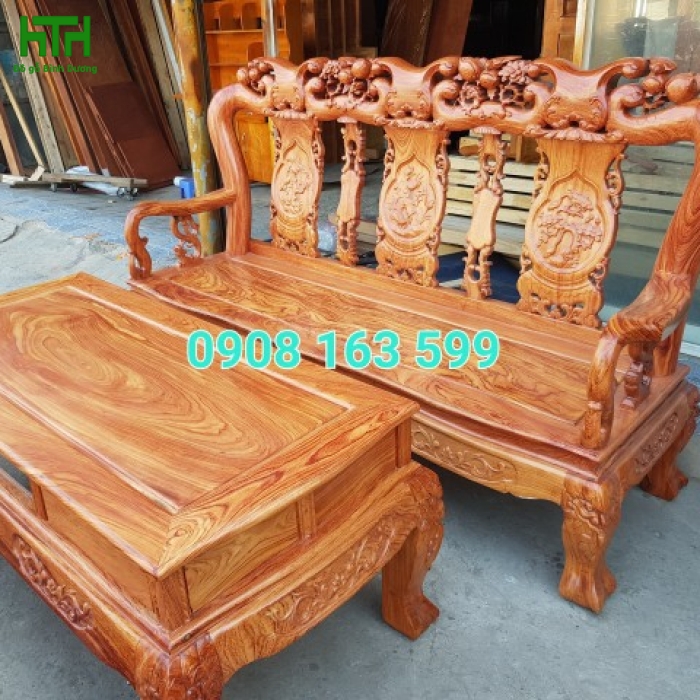 SALON GỖ HƯƠNG ĐÁ CỘT 10