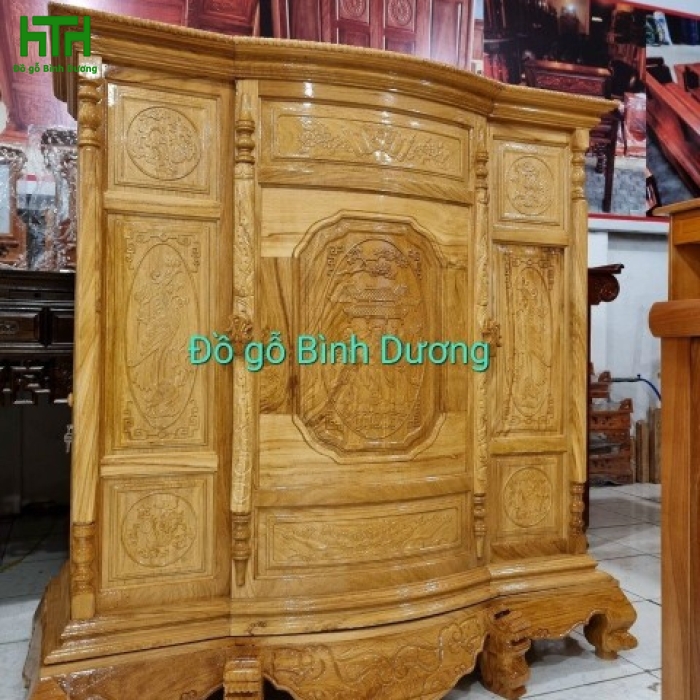 TỦ THỜ GÕ ĐỎ 6 CHÂN 