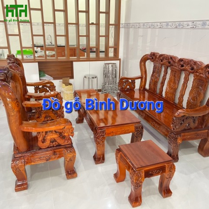 SALON TRÀM BÔNG VÀNG CỘT 12 MẪU ĐÀO 