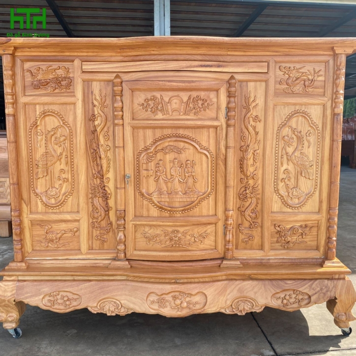 TỦ THỜ GÕ ĐỎ  1m54