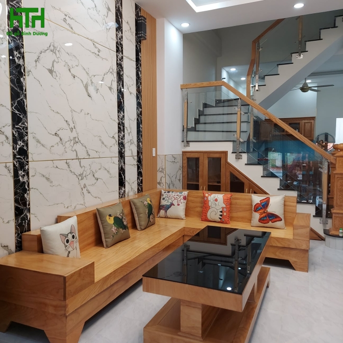SALON GÓC GỖ GÕ ĐỎ 