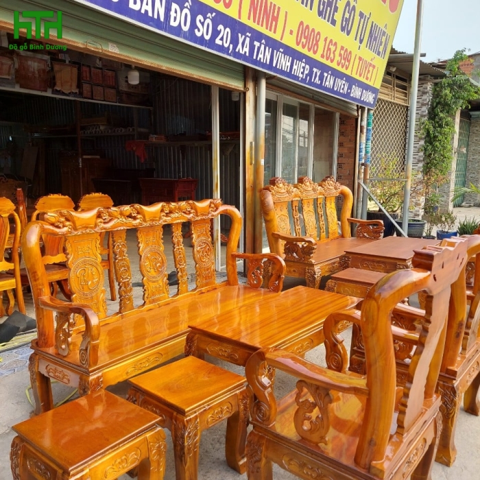 SALON TRÀM BÔNG VÀNG CỘT 8
