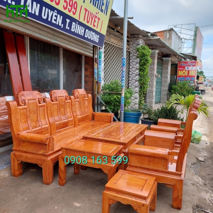 SALON ÂU Á GỖ HƯƠNG ĐÁ 