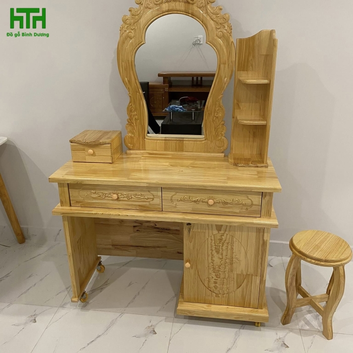 BÀN TRANG ĐIỂM 1M GỖ THÔNG 