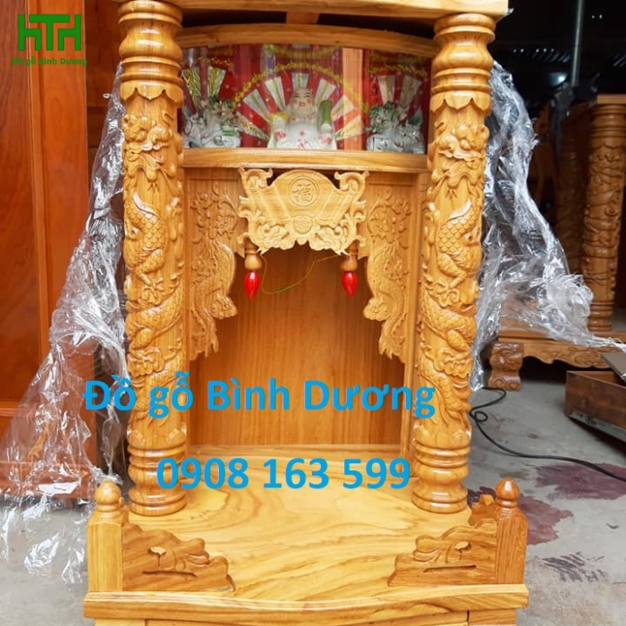 BÀN THỜ ÔNG ĐỊA - THẦN TÀI GÕ ĐỎ 50 