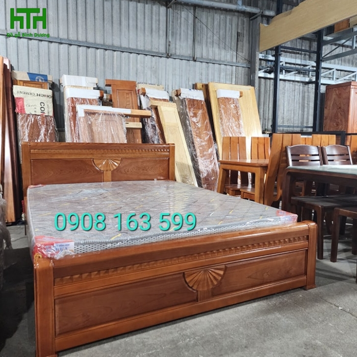 GIƯỜNG XOAN ĐÀO NHẬP 1M8 X 2M 