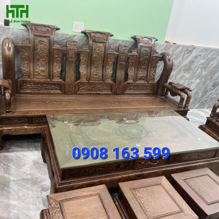 SALON GỖ MUN CỘT 14 