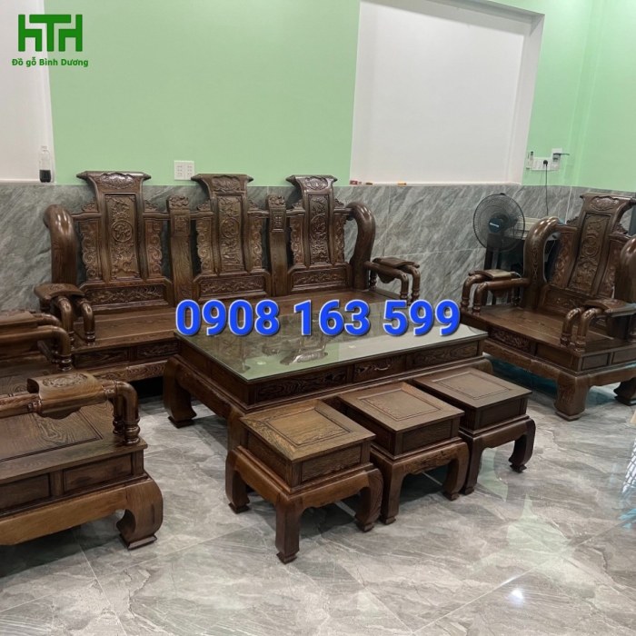 SALON GỖ MUN CỘT 14 