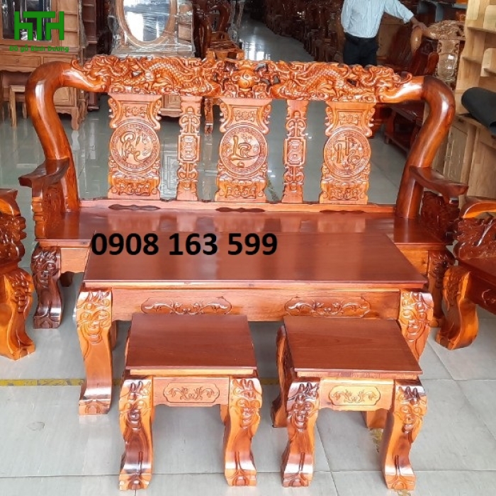 BỘ TRÀM BÔNG VÀNG TRIỆN RỒNG TAY 12