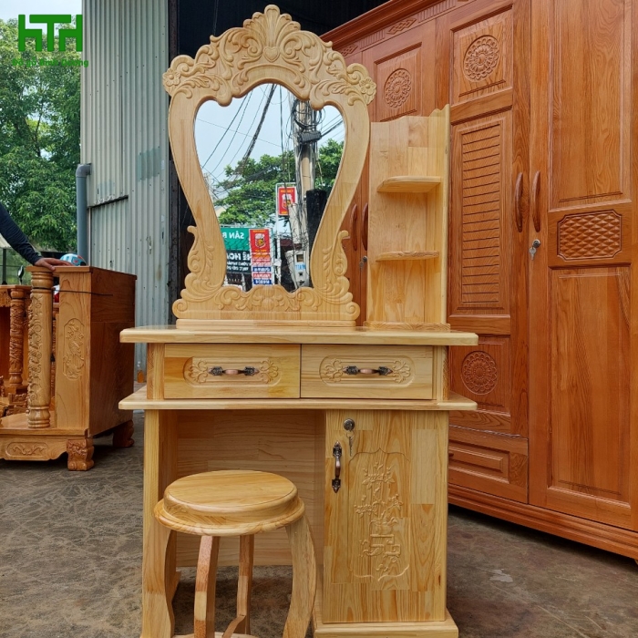 BÀN PHẤN NGANG 80 GỖ THÔNG 