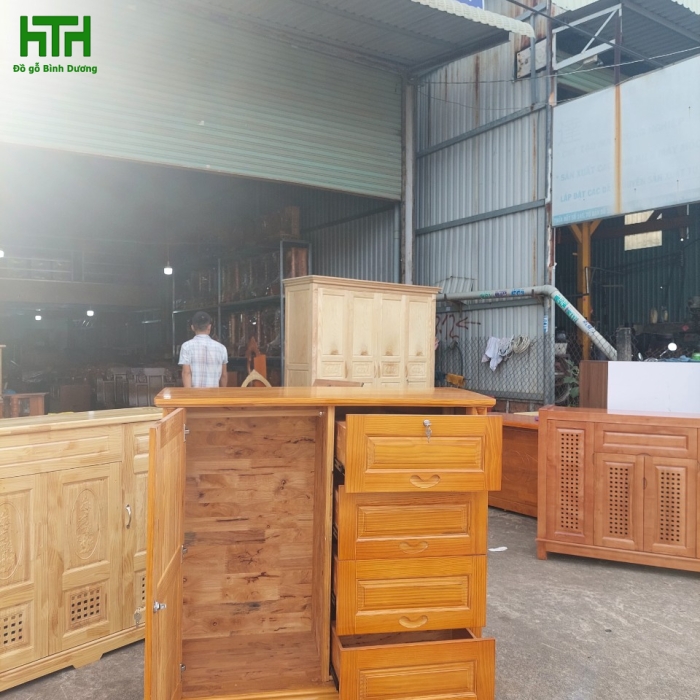TỦ ÁO GỖ THÔNG CHO BÉ 