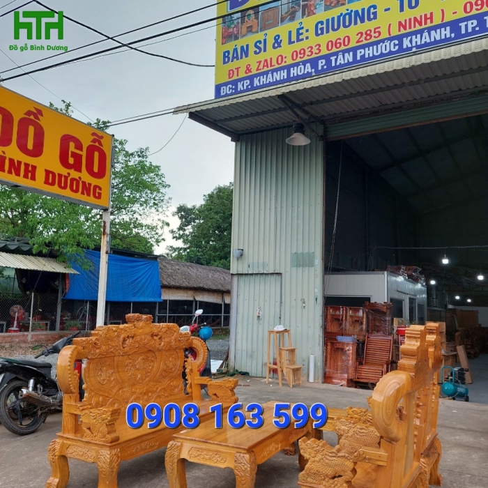 BỘ BÀN GHẾ TAY 12 MẪU NGHÊ ĐỈNH TỰA LỚN GỖ SỒI NGA 