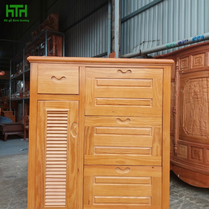TỦ GIÀY  THÔNG MINH GỖ CAO SU 1M 